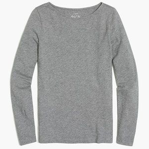 J. Crew NWT Graphite Long Sleeve Tee sz S